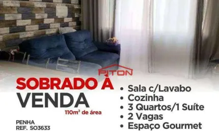 Casa em condomínio fechado com 3 quartos à venda na Rua das Províncias, 115, Penha, São Paulo