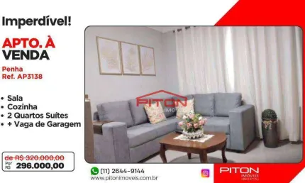 Apartamento com 2 quartos à venda na Rua Cumanaxos, 312, Penha, São Paulo