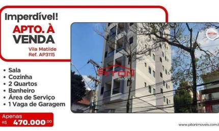 Apartamento com 2 quartos à venda na Rua Coronel Donato, 38, Vila Matilde, São Paulo