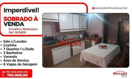 Casa com 7 quartos à venda na Rua Simão Bueno da Silva, 117, Ermelino Matarazzo, São Paulo