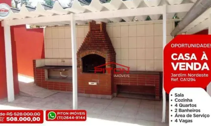 Casa com 4 quartos à venda na Rua Itapaci, 61, Jardim Nordeste, São Paulo