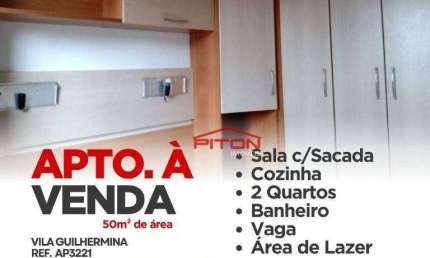 Apartamento com 2 quartos à venda na Praça Nossa Senhora da Anunciação, 80, Vila Guilhermina, São Paulo