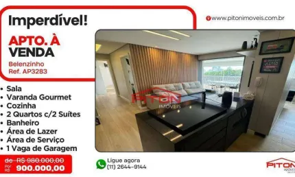 Apartamento com 2 quartos à venda na Rua Serra da Bocaina, 547, Belenzinho, São Paulo