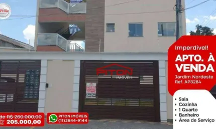 Apartamento com 1 quarto à venda na Rua Iborepi, 105, Jardim Nordeste, São Paulo