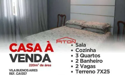 Casa com 3 quartos à venda na Rua Santa Germana, 127, Vila Buenos Aires, São Paulo