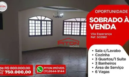 Casa com 3 quartos à venda na Rua Domingos Vieira, 105, Vila Esperança, São Paulo
