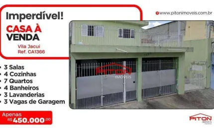 Casa com 2 quartos à venda na Rua Flor de Quaresma, 329, Vila Jacuí, São Paulo