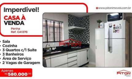 Casa com 3 quartos à venda na Rua Tujuba, 811, Penha, São Paulo