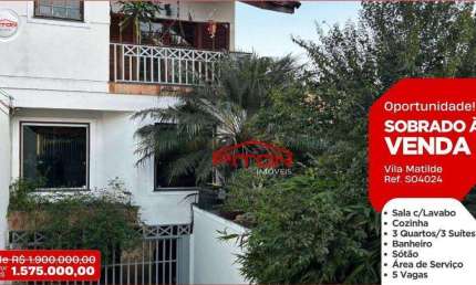 Casa com 3 quartos à venda na Rua Plínio de Carvalho, 247, Vila Matilde, São Paulo