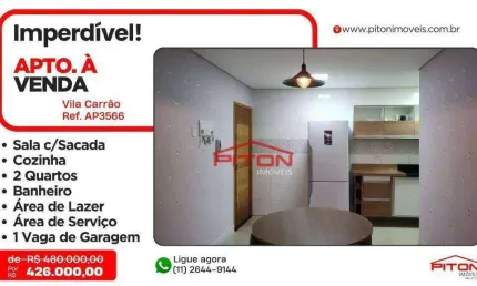 Apartamento com 2 quartos à venda na Rua José Luís Da Silva, 34, Vila Carrão, São Paulo