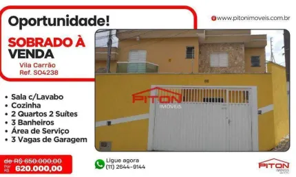 Casa com 2 quartos à venda na Rua Antônio Peres Mulla, 65, Vila Carrão, São Paulo