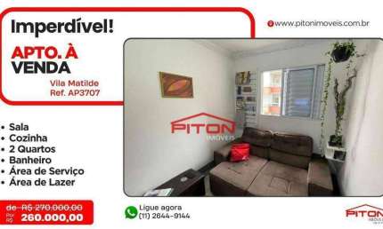 Apartamento com 2 quartos à venda na Avenida Melchert, 419, Vila Matilde, São Paulo