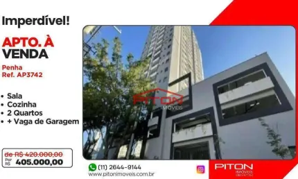 Apartamento com 2 quartos à venda na Rua Evans, 880, Penha, São Paulo