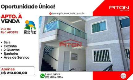 Apartamento com 2 quartos à venda na Rua Neá, 801, Vila Ré, São Paulo