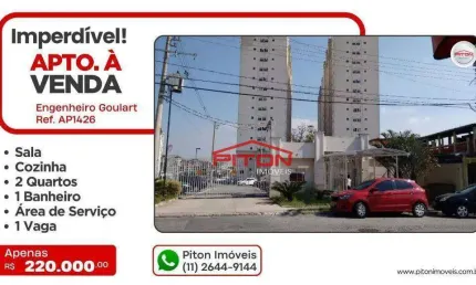 Apartamento com 2 quartos à venda na Rua Carlos Bigatti, 42, Engenheiro Goulart, São Paulo