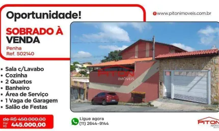 Casa em condomínio fechado com 2 quartos à venda na Rua Ricardo Vilela, 435, Penha, São Paulo