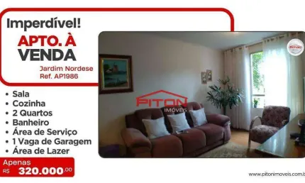 Apartamento com 2 quartos à venda na Rua Piraquara, 500, Jardim Nordeste, São Paulo