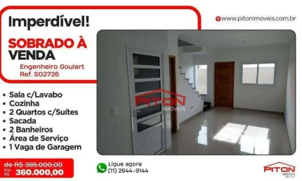 Casa com 2 quartos à venda na Avenida Doutor Salomão de Vasconcelos, 104, Engenheiro Goulart, São Paulo