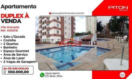 Apartamento com 2 quartos à venda na Rua Mandu, 285, Vila Granada, São Paulo