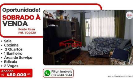 Casa com 2 quartos à venda na Rua Fernandes da Silva Bueno, 43, Ponte Rasa, São Paulo
