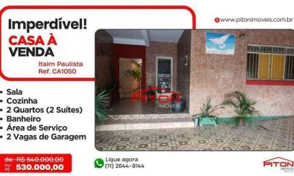 Casa com 2 quartos à venda na Rua Simão Gonçalves, 141, Itaim Paulista, São Paulo