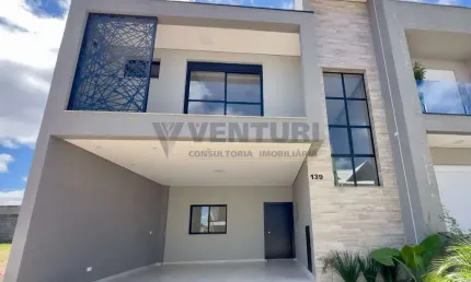 Casa em condomínio fechado com 3 quartos à venda na Rua Regina Stuzinski Ramos, 40, Costeira, São José dos Pinhais, 140 m2 por R$ 839.000