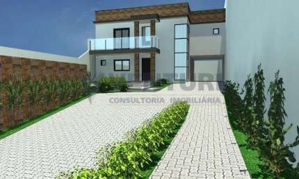 Casa com 4 quartos à venda na Rua Pedro Foggiatto, 1275, Aristocrata, São José dos Pinhais, 208 m2 por R$ 1.390.000