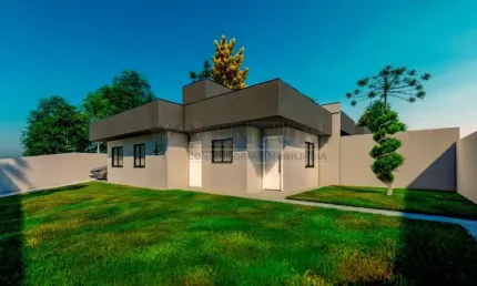 Casa com 3 quartos à venda na Rua Rosária da Rocha Rabelo, 136, Del Rey, São José dos Pinhais, 61 m2 por R$ 365.000