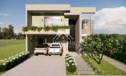 CASA EM CONDOMÍNIO EM CONSTRUÇÃO À VENDA COM 3 SUÍTES E 4 VAGAS NO SWISS PARK EM CAMPINAS/SP.