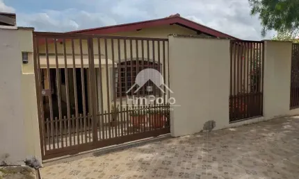 CASA Á VENDA, 4 DORMITÓRIOS SENDO 1 (SUÍTE) E 2 VAGAS DE GARAGEM COBERTA, JARDIM AMAZONAS - CAMPINAS / SP.