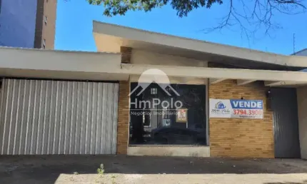 CASA TÉRREA COM AMPLO SALÃO COMERCIAL PARA VENDA, CAMBUI, EM CAMPINAS/SP