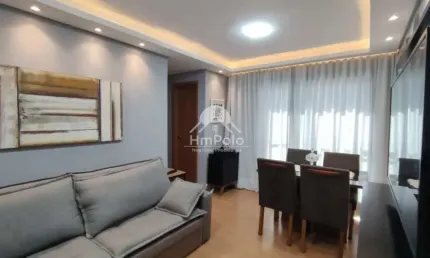 Apartamento à venda no condomínio imperial garden na vila industrial em campinas/sp