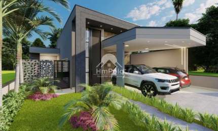 Casa em construção no Condomínio Terras da Estância em Paulínia/SP
