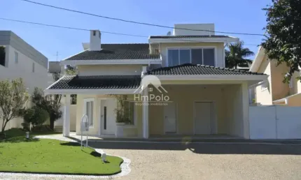 Casa com 3 suítes 6 banheiros 6 vagas para locação no Alphaville Campinas-SP