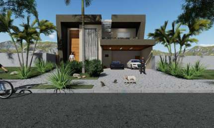 Casa - Sobrado em condomínio com 4 suites para venda no Loteamento Parque dos Alecrins, em Campinas/SP