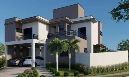 CASA EM CONDOMÍNIO COM 4 SUÍTES EM FASE FINAL DE OBRAS À VENDA EM VALINHOS/SP