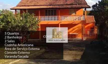 Chácara com 5 dormitórios à venda, 1000 m² por R$ 422.000,00 - Portal Mantiqueira - Caçapava/SP