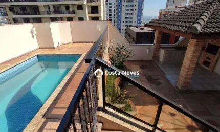 Cobertura com 4 dormitórios, 262 m² - venda por R$ 2.500.000,00 ou aluguel por R$ 10.000,00/mês - Jardim Aquarius - São José dos Campos/SP