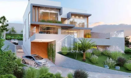 Casa com 4 dormitórios à venda, 446 m² por r$ 6.000.000,00 - urbanova - são josé dos campos/sp