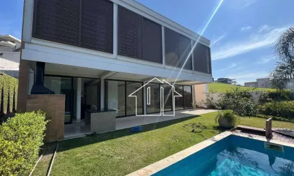 Casa com 4 dormitórios, 385 m² - venda por r$ 4.500.000,00 ou aluguel por r$ 21.373,00/mês - reserva do paratehy norte - são josé dos campos/sp
