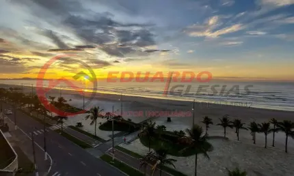 Apartamento Para Venda Praia Grande Frente Para O Mar