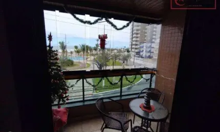 Apartamento de Praia para Venda em Praia Grande, Caiçara, 2 dormitórios, 1 suíte, 2 banheiros, 1 vaga