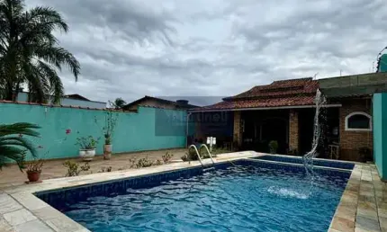 Casa com 3 quartos à venda no balneário califórnia, itanhaém  por r$ 495.000