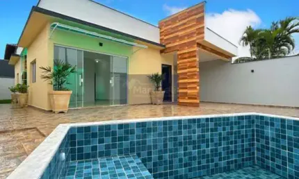 Casa com 3 quartos à venda no balneário califórnia, itanhaém  por r$ 750.000
