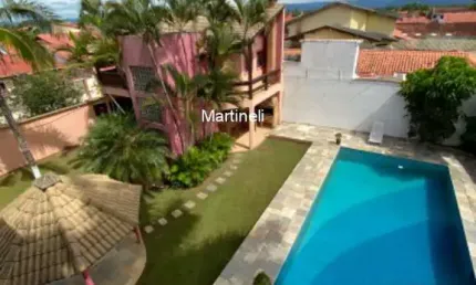 Imóvel de luxo em Itanhaém-SP: Casa à venda ou locação em Cibratel 2 com 5 quartos, 5 suítes e 1,000m² de área