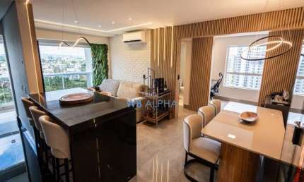 Apartamento à venda em Alphaville Barueri-SP, no bairro Melville Empresarial I e II. 2 quartos, 1 suíte, 1 banheiro, 1 vaga, 70m².