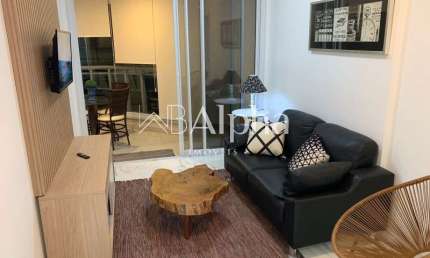 Apartamento mobiliado para locação no Condomínio Wave em Alphaville - SP