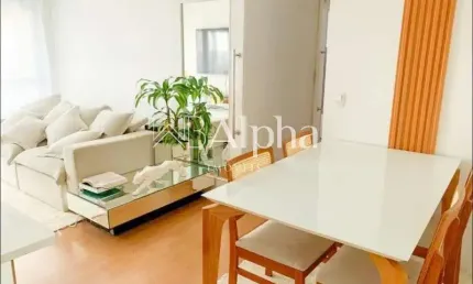Apartamento mobiliado para locação e venda no Condomínio Choice em Alphaville - SP