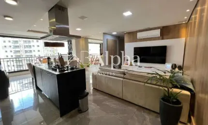 Apartamento mobiliado a venda no condomínio royal park em alphaville - sp
