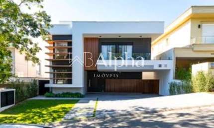 Casa mobiliada para locação e venda no Condomínio Gênesis 2 em Alphaville - SP